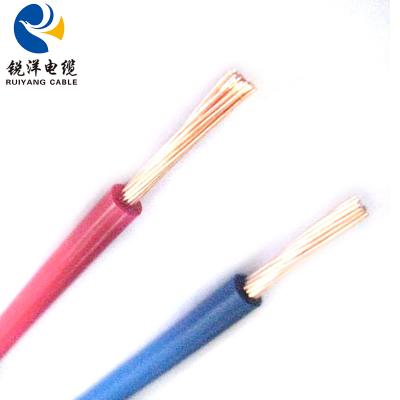 China Construction Low Voltage PVC Insulated Electrical Cable 4c BV Small Wire for sale