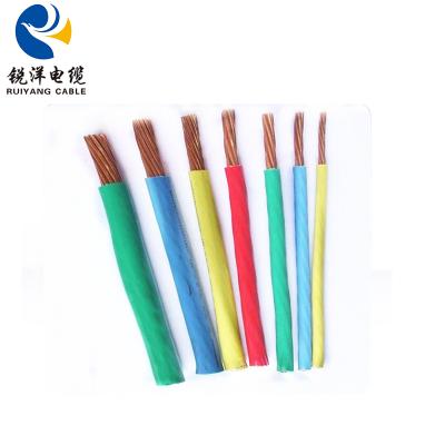 China Single Core Construction SOLID Wire PVC Insulated Electrical Cable Wire Copper Core 0.75mm for sale