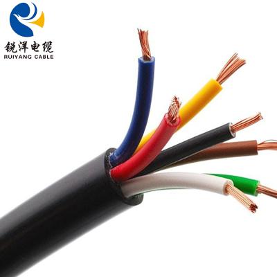 China High Temperature Construction RVV Insulated Low Price Home Electrical Fire Rated Power Wiring Cable for sale