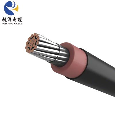 China Ruiyang Solar Array Equipment Cable Standard Aluminum / Copper 6mm DC Solar Cable Pv-1 Single Core Cable for sale