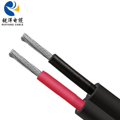 China Pv1-f 4mm2 Twin Core Aluminum / Copper Solar Cable Equipment Standard Solar Cable for sale