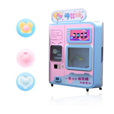 China Shopping Malls Long Service Life Automatic Marshmallow Making Machine Cotton Candy Machine for sale