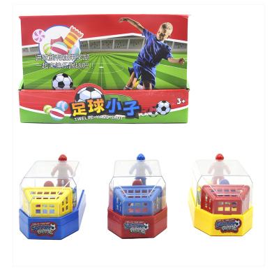 China Classic Candy Toy Arcade Games Set Fun Soccer Games Mini Shoot Game Desktop Cartoon Toys Kids Football Table for sale