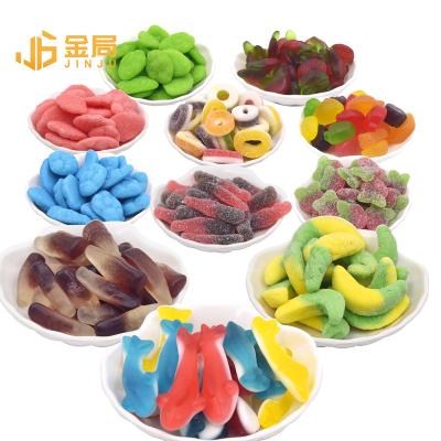 China 2.5kg/Bag halal meat candy fruit natural sweet sour flavor bulk soft gummy candy for sale