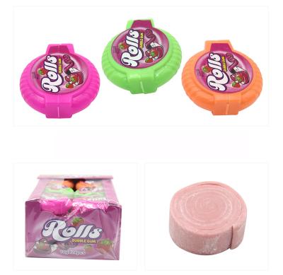 China Large Normal Wholesale Bubble Gum Bun Kids Bun With Tattoo Sticken Fruit Flavor Bun Bubble Gum for sale