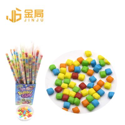 China OEM Fruit Flavor Mini Bubble Gum Colorful Chewing Gum Natural Halal Bubble Gum Candy for sale