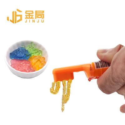 China Play + Eat Halal Kid Snacks Delicious Toothbrush Shaped Fruity Snacks Jelly Candy Healthy Jelly Fruit Kids Liquid Candy for sale