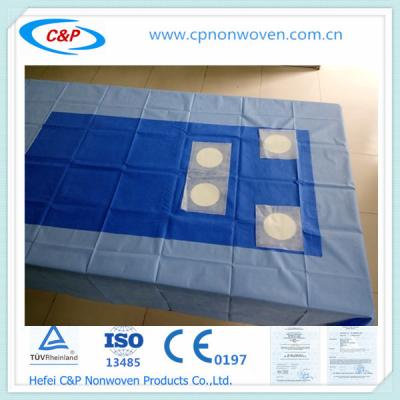 China Femoral angiography drape with pouch ,EO sterile ,disposable leading supplier for sale