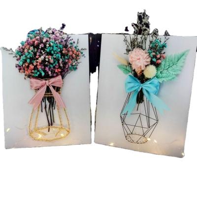 China China Teachers' Day DIY Gift Handmade Material Bag With DIY Gift Box Greeting Card Flower Mason Creative Eternal Dry Bottle for sale