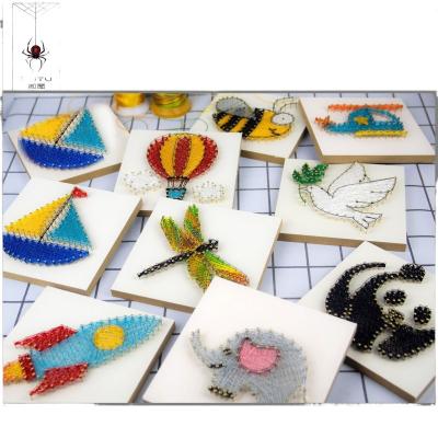 China China Children's Handmade DIY Products Student Homework Gifts String Art for sale