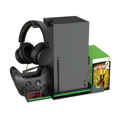 China ABS TYX-1622 Dobe For Xbox Series X Multifunctional Charging Dock With Store 10 Game Card Holder Earphone Hook Controller Battery for sale