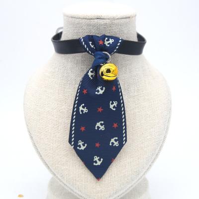 China Viable Hot Selling Gentleman Pet Collar Dog and Cat Wedding Decoration Accessory Tie Fashionable Bow Tie with Bell for sale