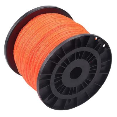 China 2-Stroke .095 Inch Round Orange Color 5LB String Trimmer Line Trimmer Line For Echo Weed Eater Craftsman Gas Electric Trimmers for sale