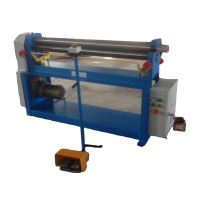 China Galvanized Hydraulic Sheet 3 Roller Plate Rolling Machine For Air Duct Making for sale