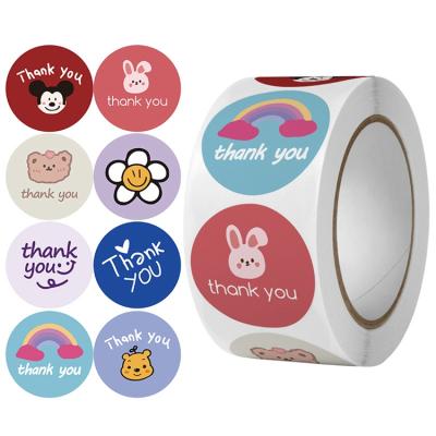 China Waterproof Decorative Sticker Cartoon Sticker Cute Packaging Label Of Products for sale