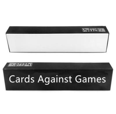 China OEM Paper Or Plastic Cards Against Gambling Party Board Games, In Stock Cards Against Games Ready To Ship, Customized Paper Playing Cards for sale