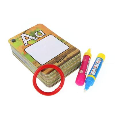 China paper & Cardboard Kids Cognitive Cards Drawing Doodle Board Book Card Educational Toy Gifts for Toddler Baby for sale