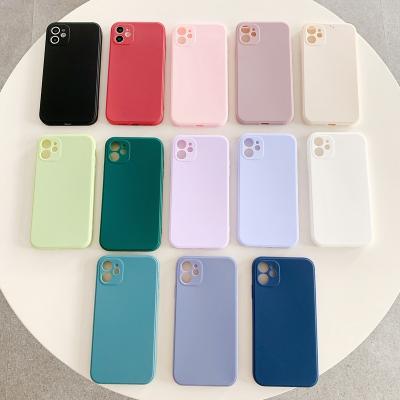 China Wholesale Shockproof Luxury Silicone Mobile Cell Phone Case With Microfiber For iPhone 7 8 plus X XR XS 11 12 pro Max Case for sale