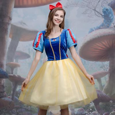 China Polyester Fashion Cosplay Cinderella Princess Dress Halloween Costume For Women for sale