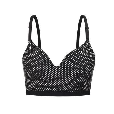 China One Piece Women Push Up Rhinestone Plus Size Underwear Cotton Girl Teen Bra for sale