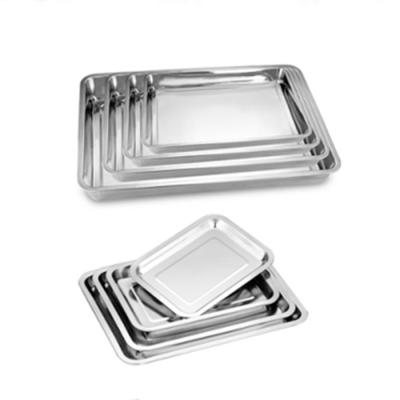 China 4.8 Cm Square High Sustainable Stainless Steel Baking Dish For Food Container for sale