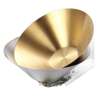 China Viable factory 201 stainless steel ramen bowl can be used in restaurants and hotels for sale