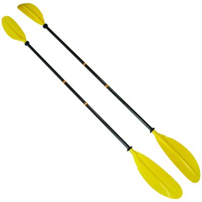 China Adjustable Length Funfishing Telescoping Paddle Carbon Shaft Paddle Rowing Canoe Kayaking for sale