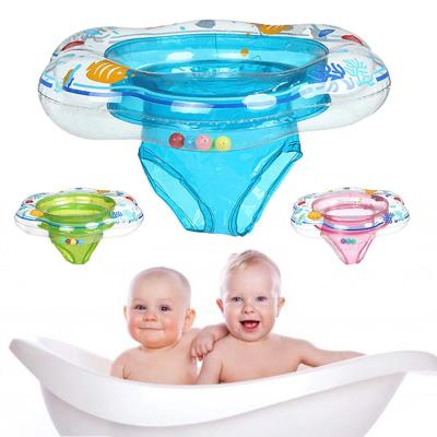 China Airtight Double Airbag Seat Safety Baby Funfishing Pool Swim Training Aid Inflatable Kids Pool Floats for sale