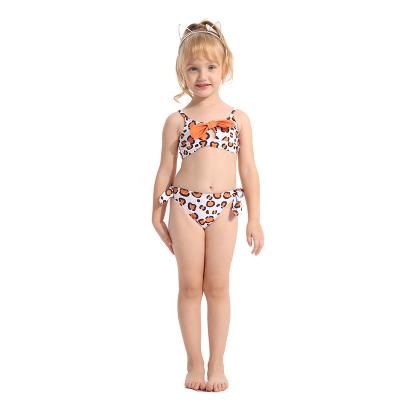 China Wholesale Fashion Cute Breathable Girl 2 Piece Swimsuit Child Gear Drying Two Logo Kid Swimwear for sale