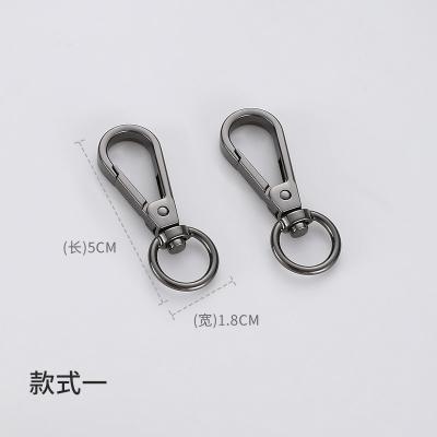 China Metal Fashion Alloy Snap Buckles Bag Spring Hook Luggage Hardware Accessories For Bag Chain Key Ring Clasp for sale