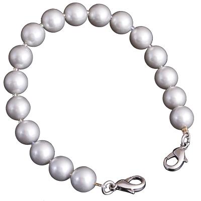 China Eco-friendly Lady Handbag Acrylic Pearl Strap Pearl Resin Bag Chain for sale