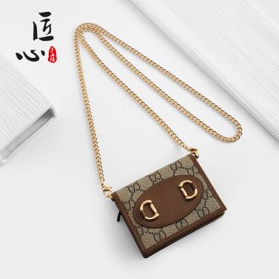 China Card Case Eco - Friendly Processing Coin Purse Chain Cross - Body Metal Bag Chain for sale