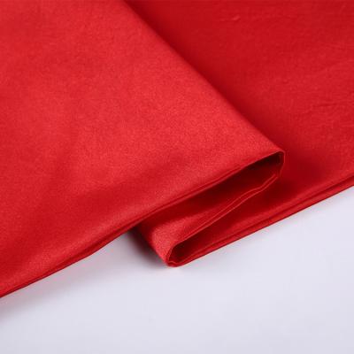 China Soft Dyed Hot Dyed Satin SUIT Polyester Various Thick Twisting Woven Fabric for sale