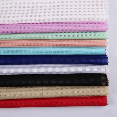 China Wholesale Shrink-Resistant Yarn Dyed Checks Lurex Polyester Stretch Chiffon Jacquard New Fabric for sale