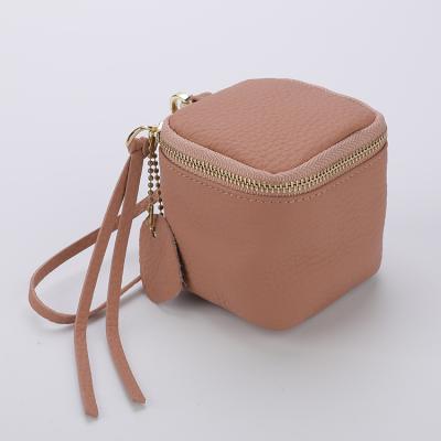 China Hand-carried small three-dimensional bag fashion coin bag folding atmospheric jewelry zipper bag for sale