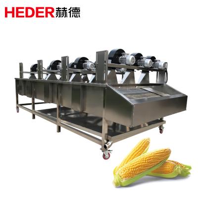 China High Efficiency Vegetable Washing Machine Automatic Fried Potato Chips Air Cooler Stainless Steel Food Cooling Line for sale