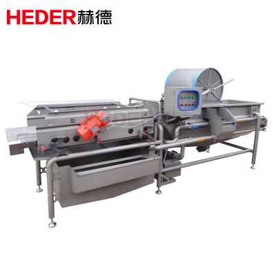 China Large-scale legume cleaning lines of fruit and vegetable snack factory food industry without washing machine injury for sale