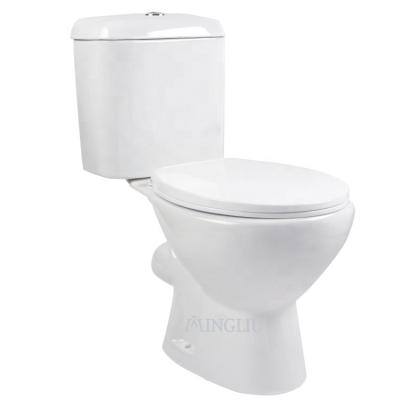 China Double-Flow SNI Standard Hot Sale Ceramic Washdown Water Closet Two Piece Toilet for sale