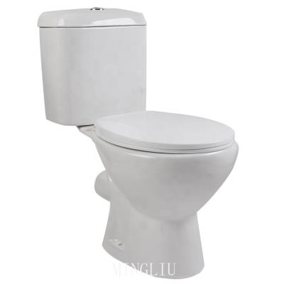 China Double-Flow Parma Sanitary Ware Two Piece Toilet Ware Export To Africa, Twyford Toilet WC Made In China for sale