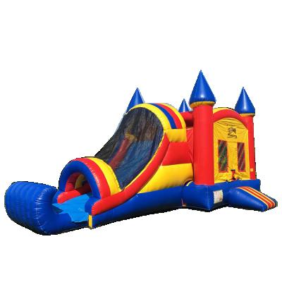 China Wholesale Inflatable Bouncer Inflatable Combo Wet/Dry Rental Or Home Use Castle With Slide With Blower for sale