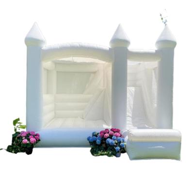 China White Bouncy Castle Rental or Home Use Bouncy Castle Slide Toddler Bouncy Room Bounce Room for sale