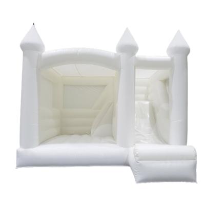 China White Bounce House Rental Or Home Use Bounce House With Ball Pit White Bounce House With Slide for sale