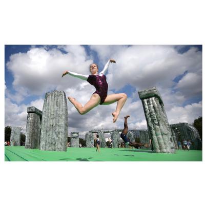 China Largest Inflatable Bouncy Castle Rental Or Home Use Bouncy Castle Stonehenge for sale