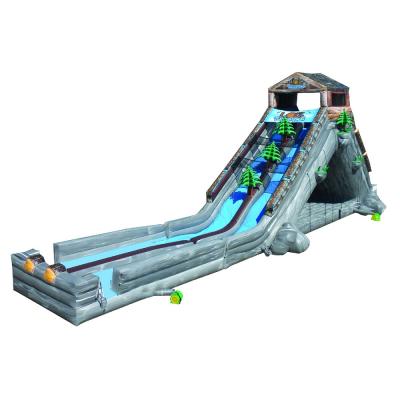 China Extreme Inflatable Treehouse Slide Rental Or Home Use Inflatable Log Jammer Slide for sale