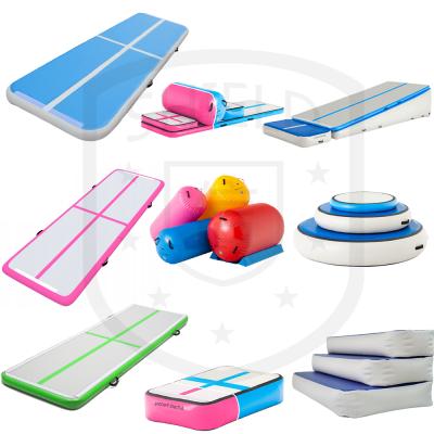 China Custom Inflatable Airtrack Rental Or Home Use Gym Waist Tumble Inflatable Floor Mat Inflatable Air Track for sale