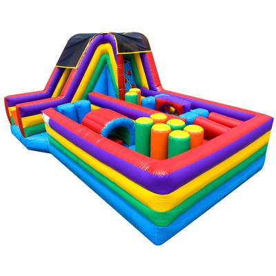 China Rental or Home Use Inflatable Land Obstacle Course 360 ​​Inflatable Obstacle Course for sale