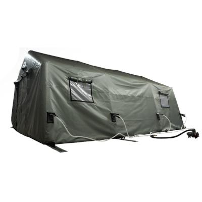 China Rental or Home Use Airbeam Tent PVC Army Military Outdoor Camping Inflatable Tents for sale