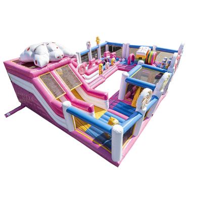 China Rental or home use inflatable trampoline amusement park for sale