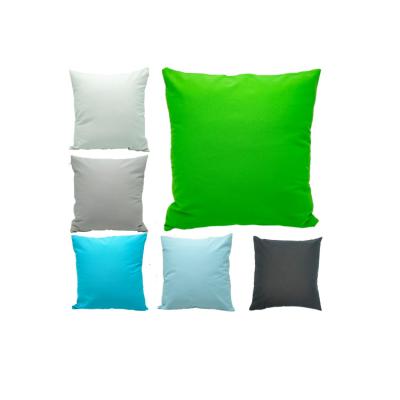 China Eco-friendly wholesales plain canvas dyed pillow business empty decorative 100% cotton cushion covers for sale