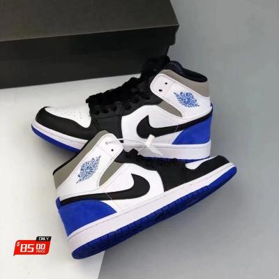 China Cushioning New Hot Selling Style 1 White Black Blue Mid Basketball Shoes Men's Outdoor Sports Casual Running Shoes for sale